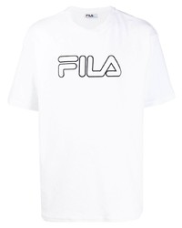 Fila Logo Embroidered T Shirt