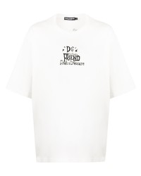Dolce & Gabbana Logo Friend Print T Shirt
