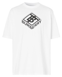 Burberry Logo Graphic Cotton T Shirt