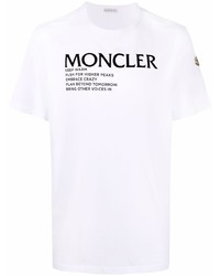 Moncler Logo Graphic Letter Print Short Sleeve T Shirt