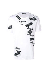 Dolce & Gabbana Logo Label Print T Shirt