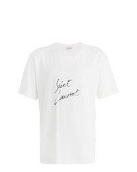Saint Laurent Logo Marked T Shirt