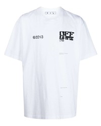 Off-White Logo Print Arrows Motif T Shirt