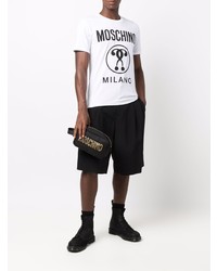 Moschino Logo Print Cotton T Shirt