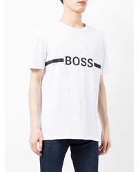 BOSS Logo Print Cotton T Shirt