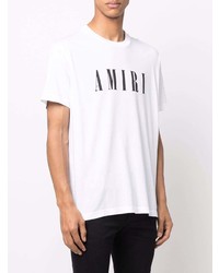 Amiri Logo Print Cotton T Shirt