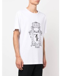 Billionaire Logo Print Cotton T Shirt