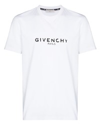 Givenchy Logo Print Cotton T Shirt