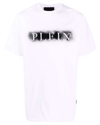 Philipp Plein Logo Print Cotton T Shirt