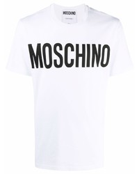 Moschino Logo Print Cotton T Shirt