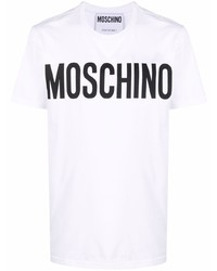 Moschino Logo Print Cotton T Shirt