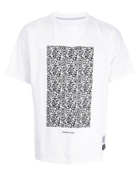 Fumito Ganryu Logo Print Cotton T Shirt