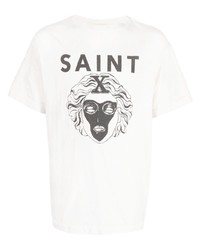 SAINT MXXXXXX Logo Print Cotton T Shirt