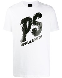 PS Paul Smith Logo Print Crew Neck T Shirt