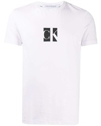 Calvin Klein Jeans Logo Print Crew Neck T Shirt