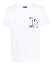 John Richmond Logo Print Crew Neck T Shirt