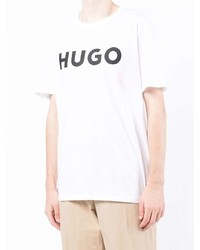 Hugo Logo Print Detail T Shirt