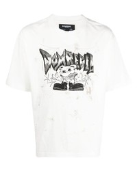 DOMREBEL Logo Print Graphic T Shirt