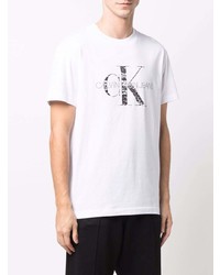 Calvin Klein Jeans Logo Print Organic Cotton T Shirt