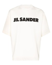 Jil Sander Logo Print Oversized T Shirt