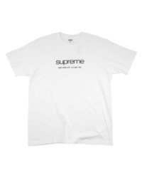Supreme Logo Print Shop T Shirt Ss20
