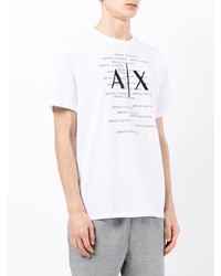 Armani Exchange Logo Print Short Sleeve T Shirt