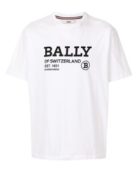 Bally Logo Print Short Sleeve T Shirt