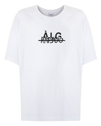 Àlg Logo Print Short Sleeve T Shirt