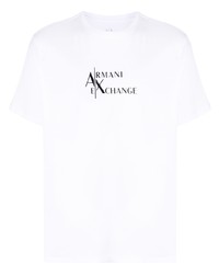 Armani Exchange Logo Print Short Sleeve T Shirt