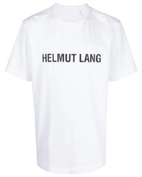Helmut Lang Logo Print Short Sleeve T Shirt