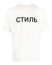 Heron Preston Logo Print Short Sleeve T Shirt