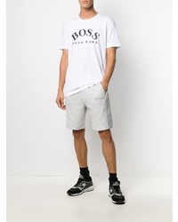 BOSS Logo Print Short Sleeved T Shirt