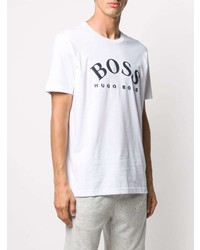 BOSS Logo Print Short Sleeved T Shirt