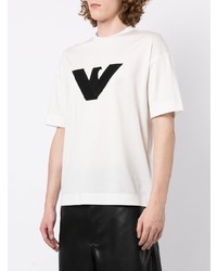 Emporio Armani Logo Print Short Sleeved T Shirt