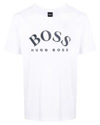 BOSS Logo Print Short Sleeved T Shirt