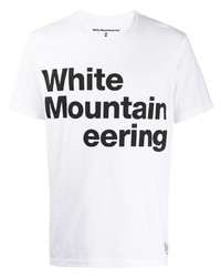 White Mountaineering Logo Print Short Sleeved T Shirt