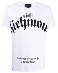 John Richmond Logo Print Short Sleeved T Shirt