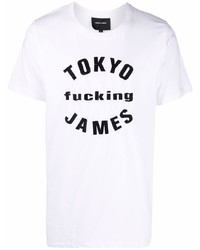 Tokyo James Logo Print Short Sleeved T Shirt