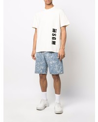 MSGM Logo Print T Shirt