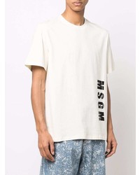 MSGM Logo Print T Shirt