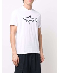 Paul & Shark Logo Print T Shirt