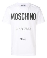 Moschino Logo Print T Shirt