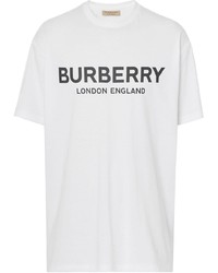 Burberry Logo Print T Shirt