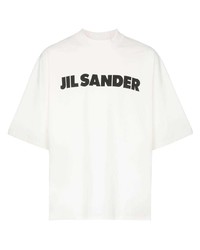 Jil Sander Logo Print T Shirt