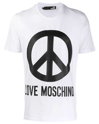 Love Moschino Logo Print T Shirt