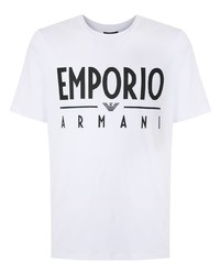 Emporio Armani Logo Print T Shirt