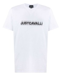 Just Cavalli Logo Print T Shirt