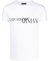 Emporio Armani Logo Print T Shirt