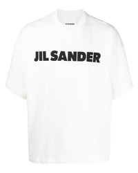Jil Sander Logo Print T Shirt