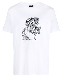 Karl Lagerfeld Logo Print T Shirt